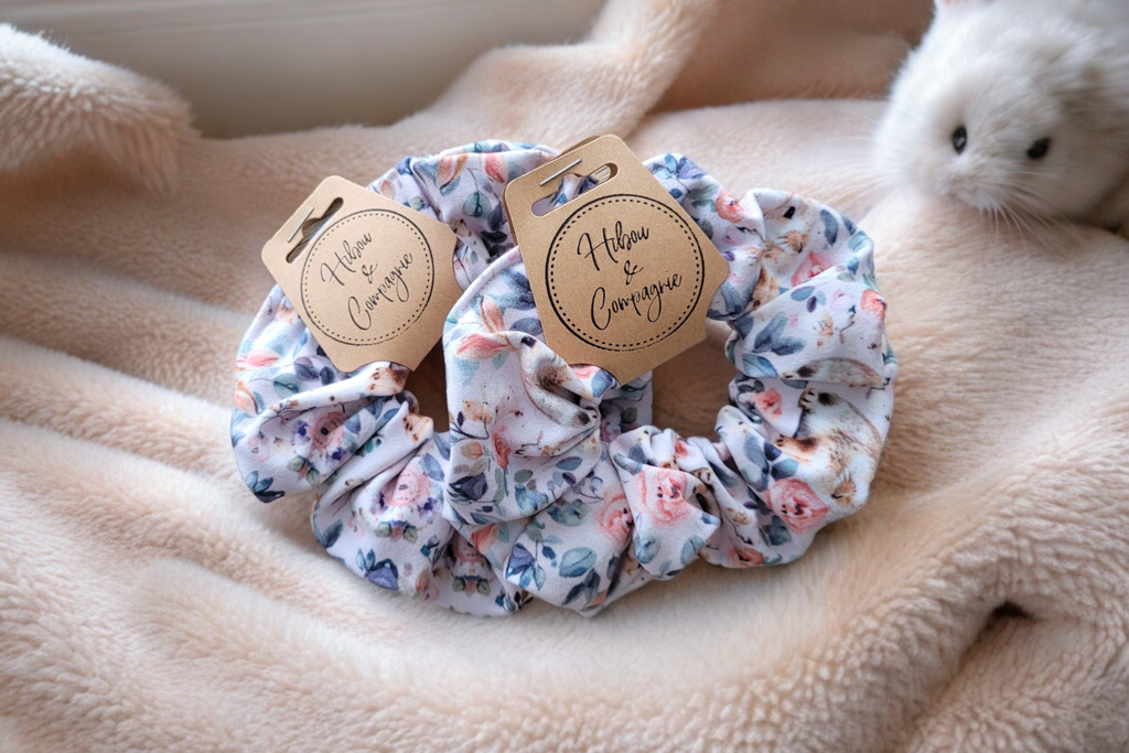 Chouchou LAPIN EN FLEURS