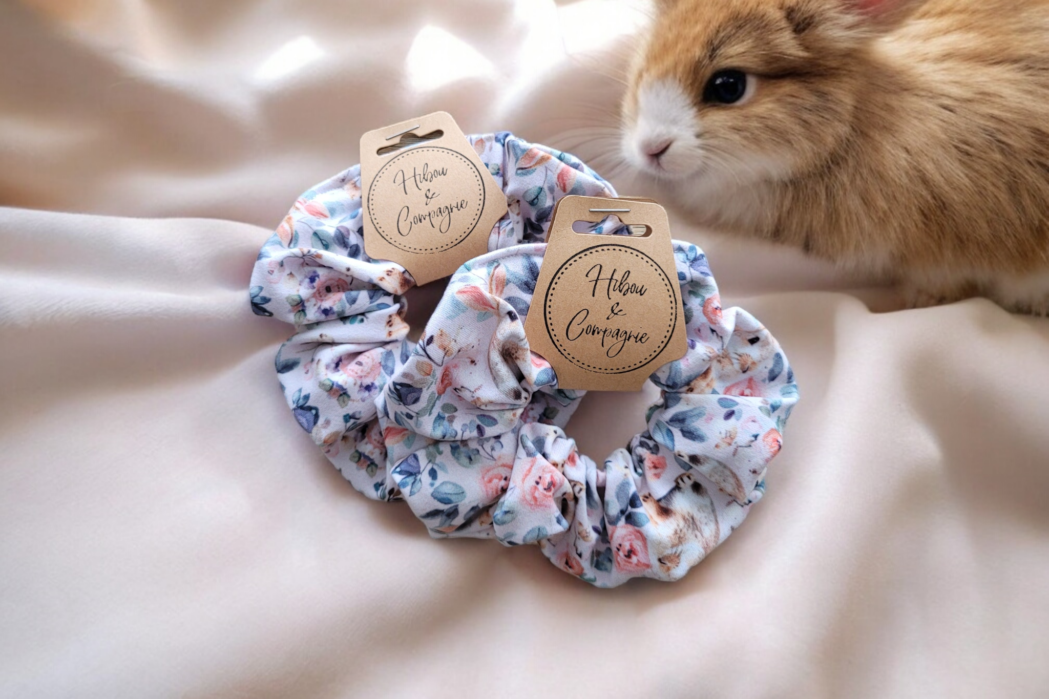Chouchou LAPIN EN FLEURS