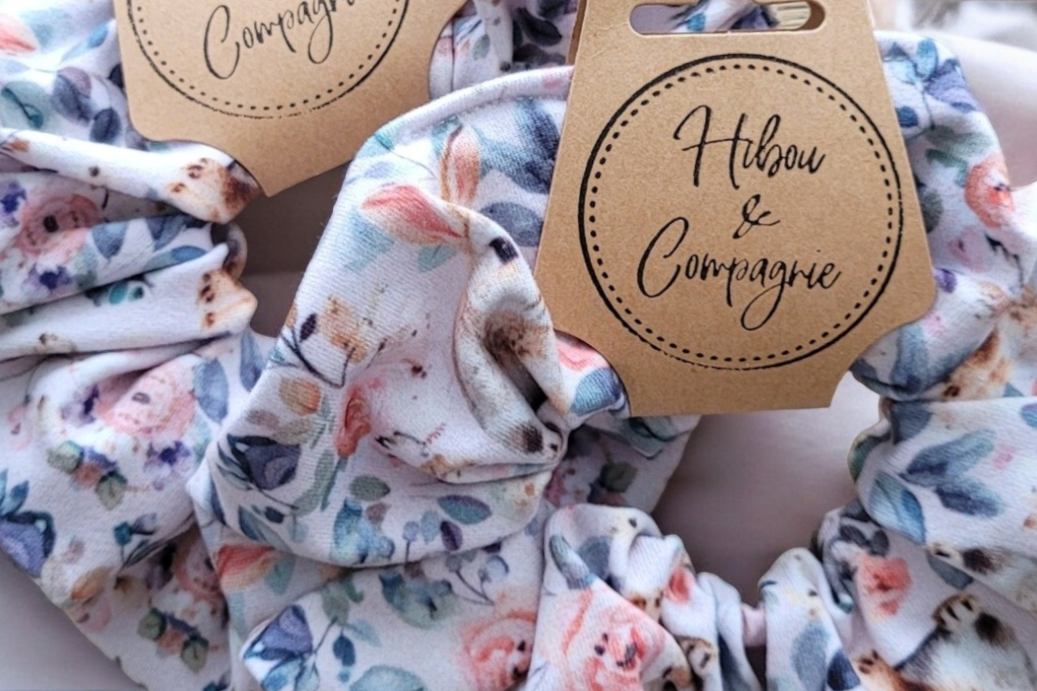Chouchou LAPIN EN FLEURS
