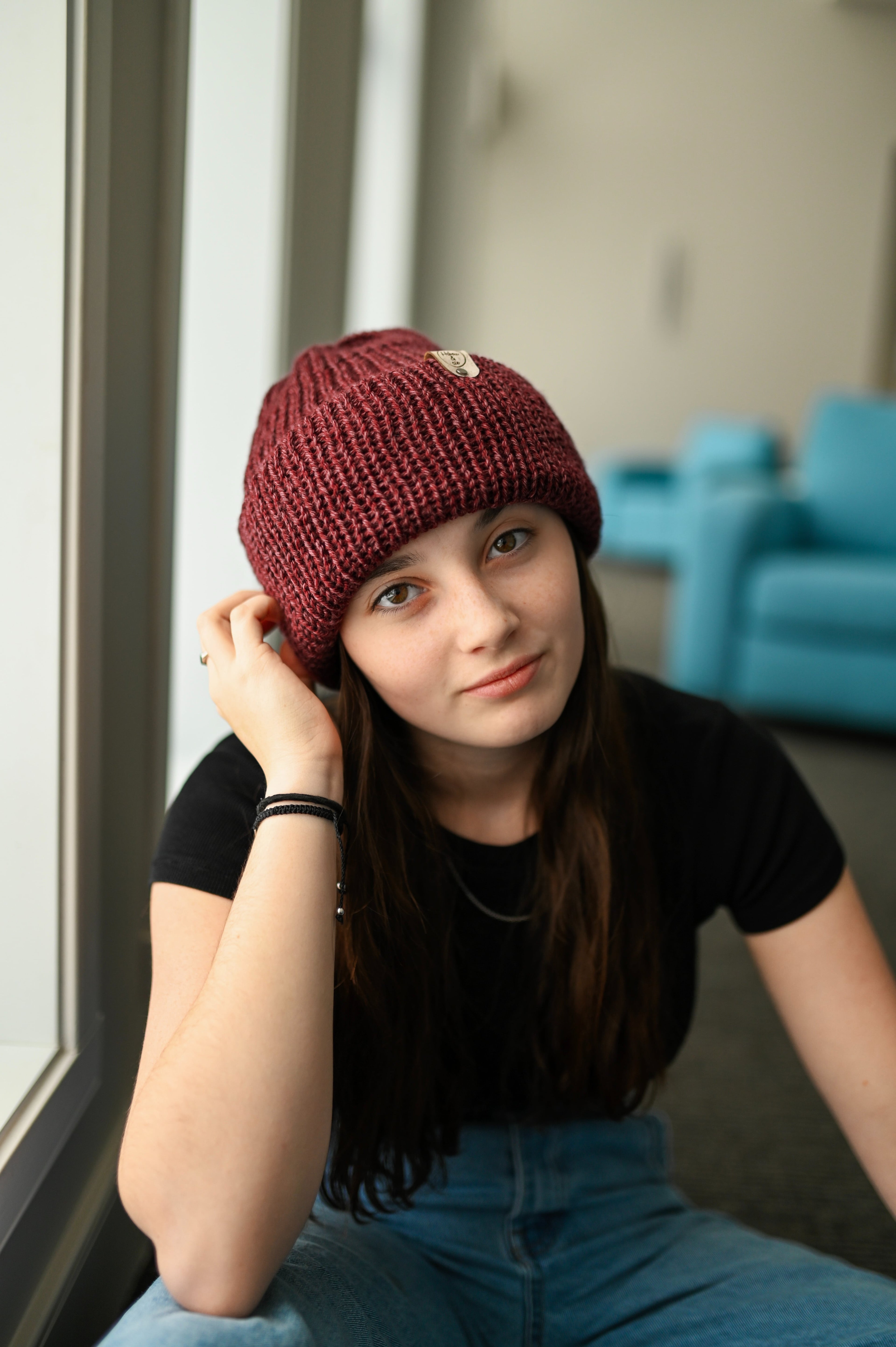 Tuque slouchy BOURGOGNE