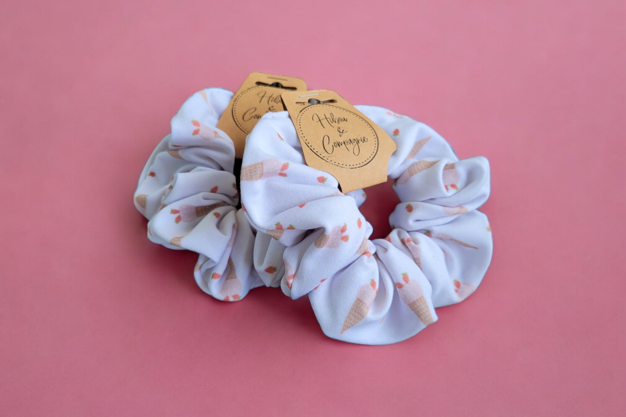 Chouchou CORNET FRAISE